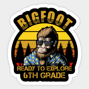 Ready To Explore 6th grade Back To School Sticker